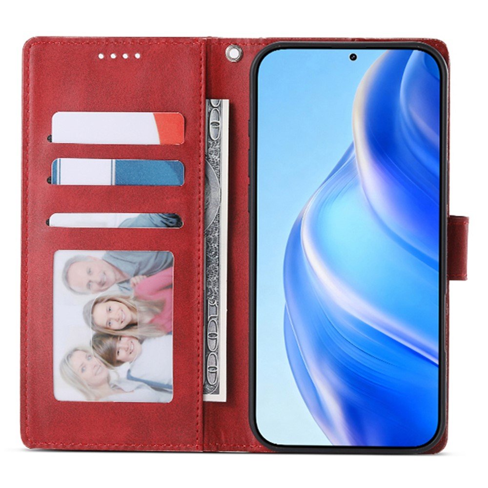 Preklopna wallet maskica za Samsung A37 - crvena - Slika 4