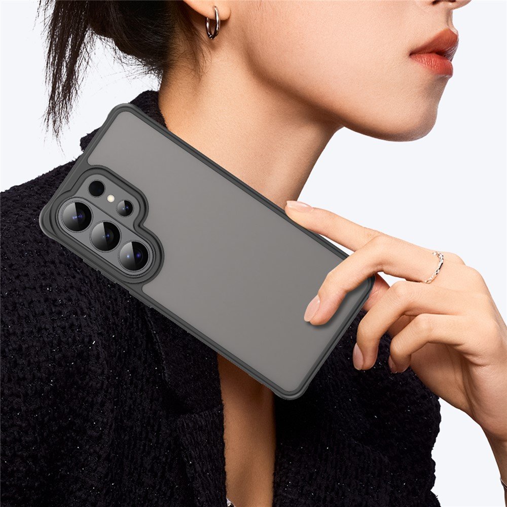 Mat prozirna maskica za Samsung S26 Ultra - crna - Slika 9