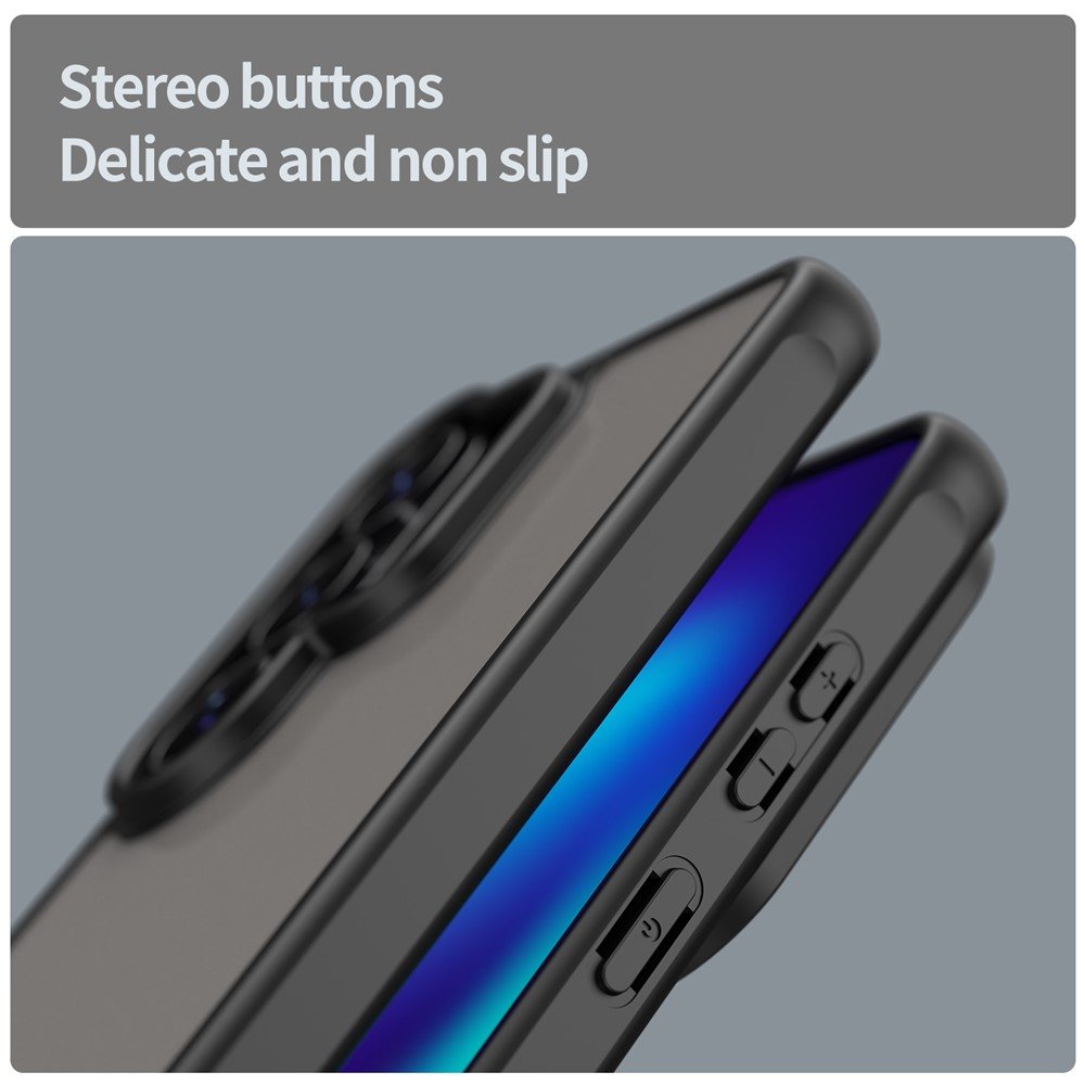 Mat prozirna maskica za Samsung S26 Ultra - crna - Slika 8