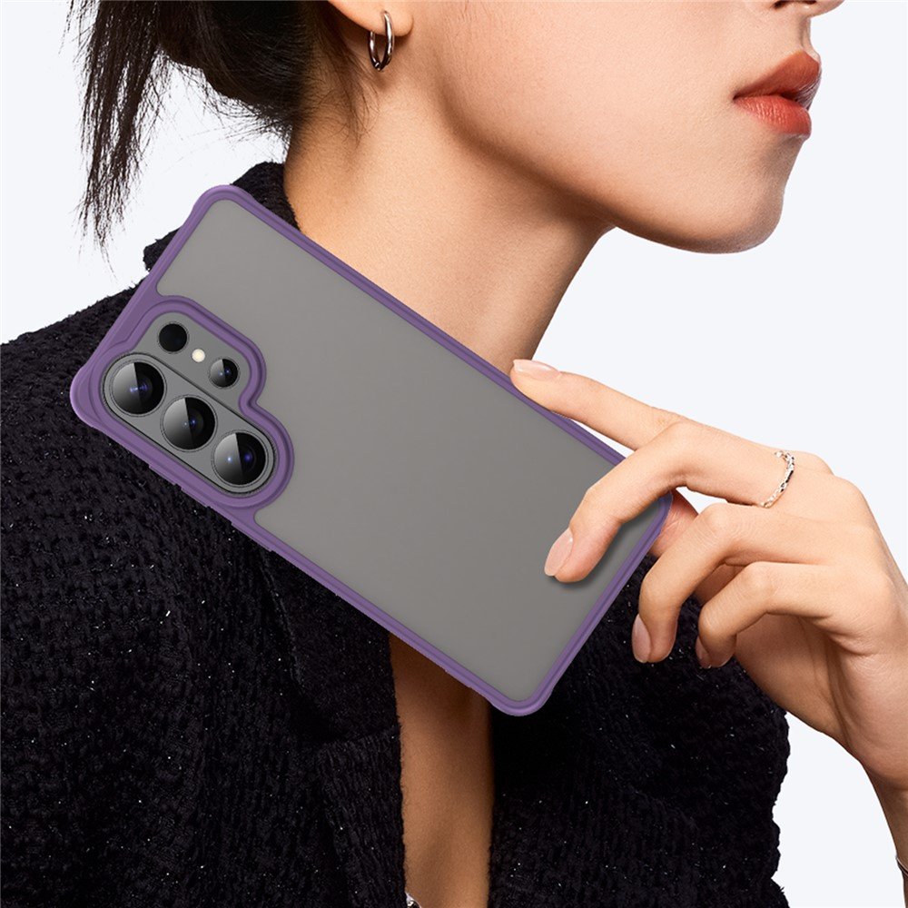 Mat prozirna maskica za Samsung S26 Ultra - ljubičasta - Slika 10