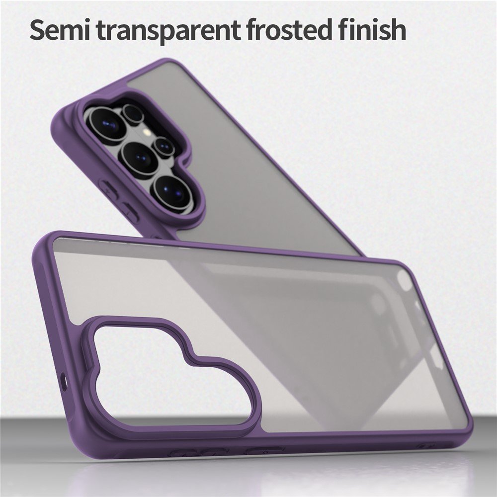 Mat prozirna maskica za Samsung S26 Ultra - ljubičasta - Slika 3