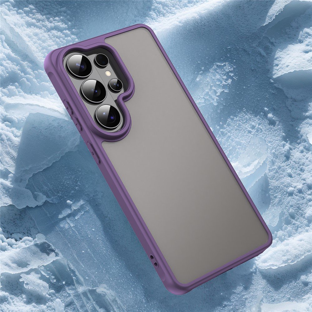 Mat prozirna maskica za Samsung S26 Ultra - ljubičasta - Slika 5