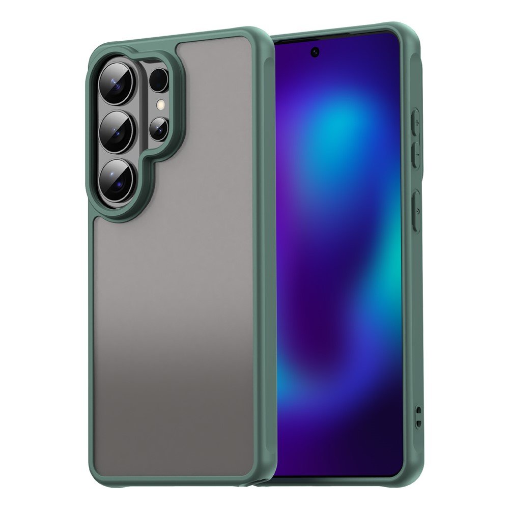 Mat prozirna maskica za Samsung S26 Ultra - zelena