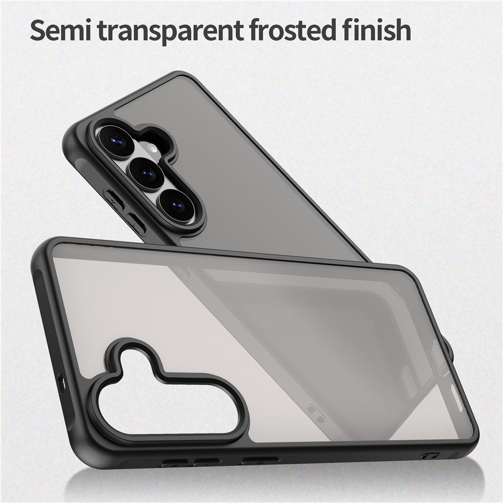 Mat prozirna maskica za Samsung S26 - crna - Slika 3