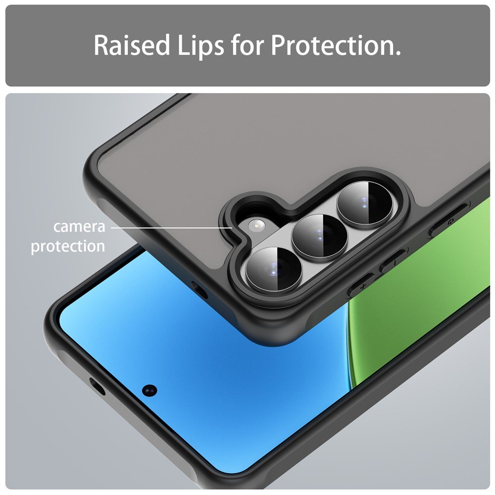 Mat prozirna maskica za Samsung S26 - crna - Slika 7