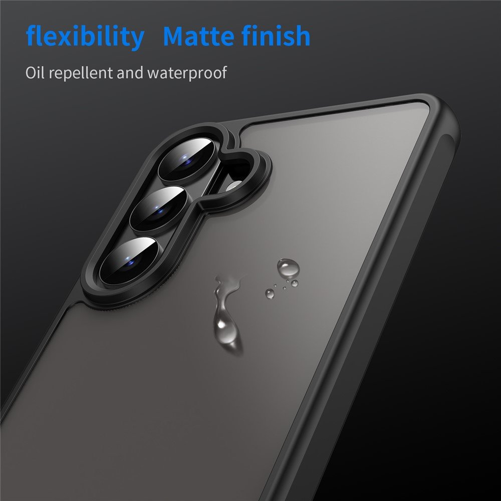 Mat prozirna maskica za Samsung S26 - crna - Slika 8