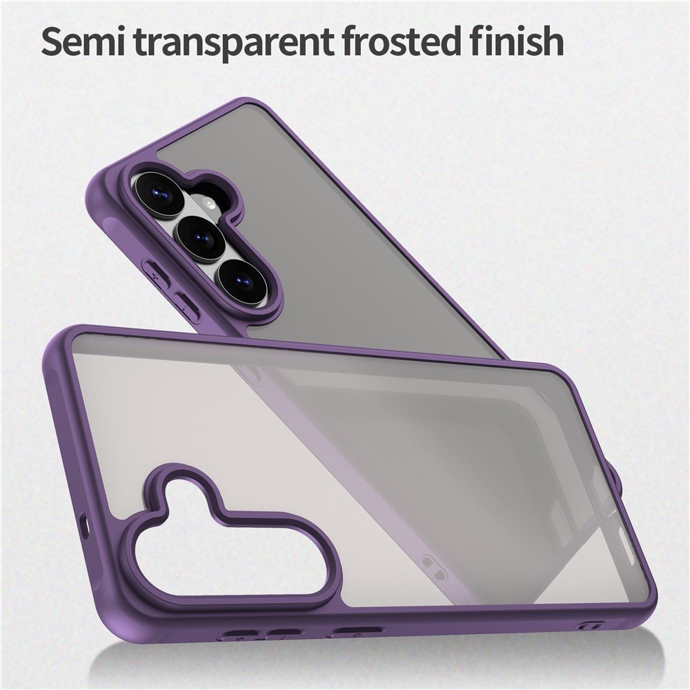 Mat prozirna maskica za Samsung S26+ - ljubičasta - Slika 3