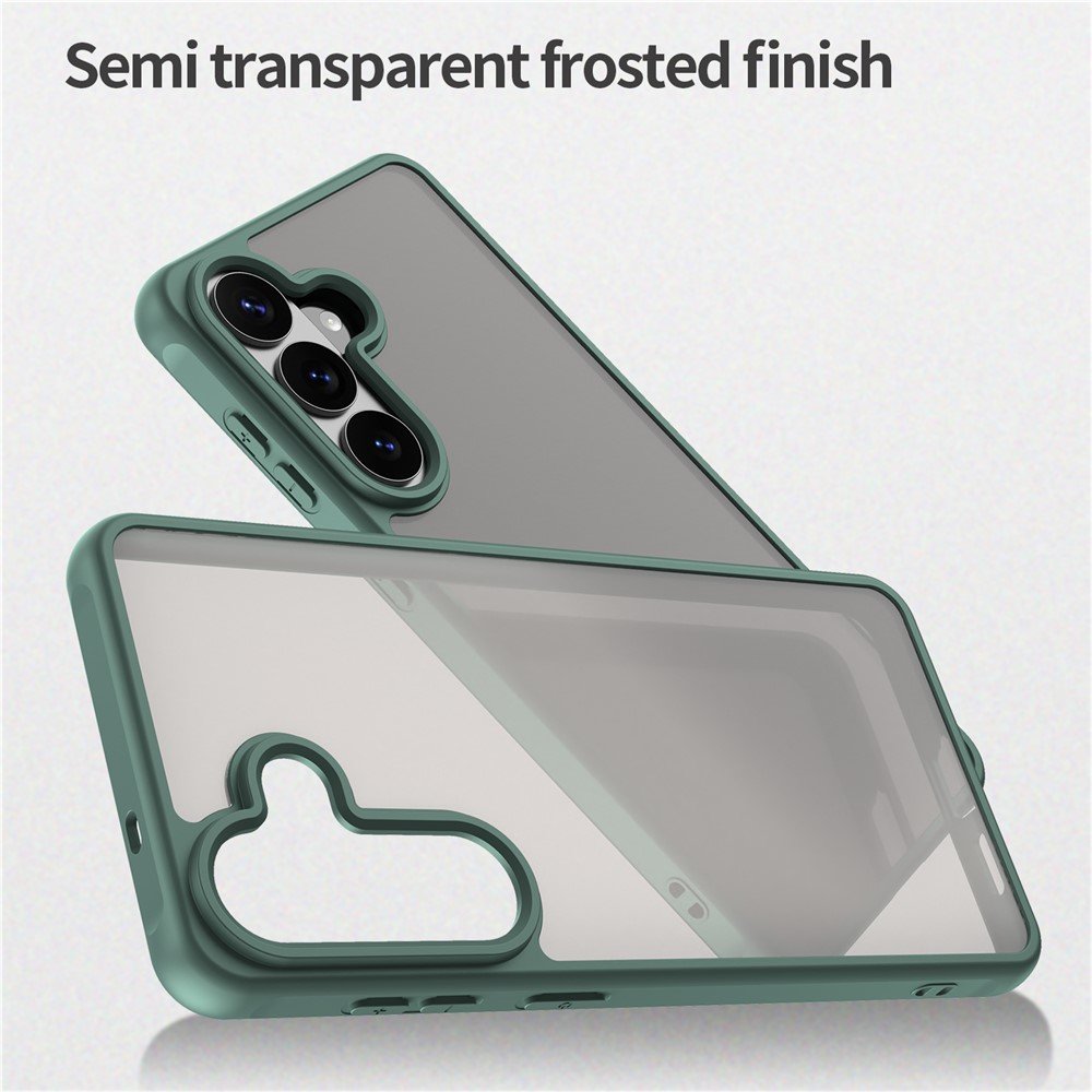 Mat prozirna maskica za Samsung S26+ - zelena - Slika 3