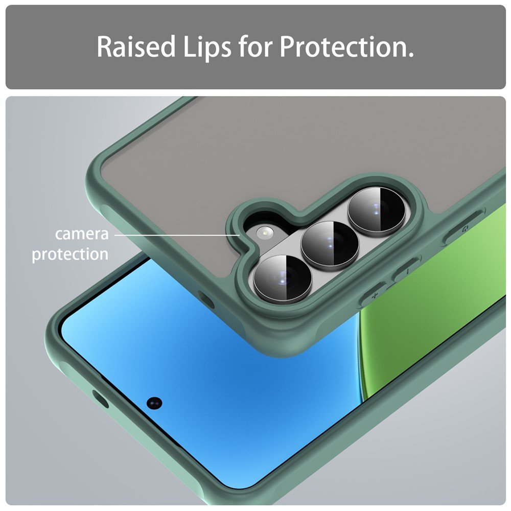 Mat prozirna maskica za Samsung S26+ - zelena - Slika 9