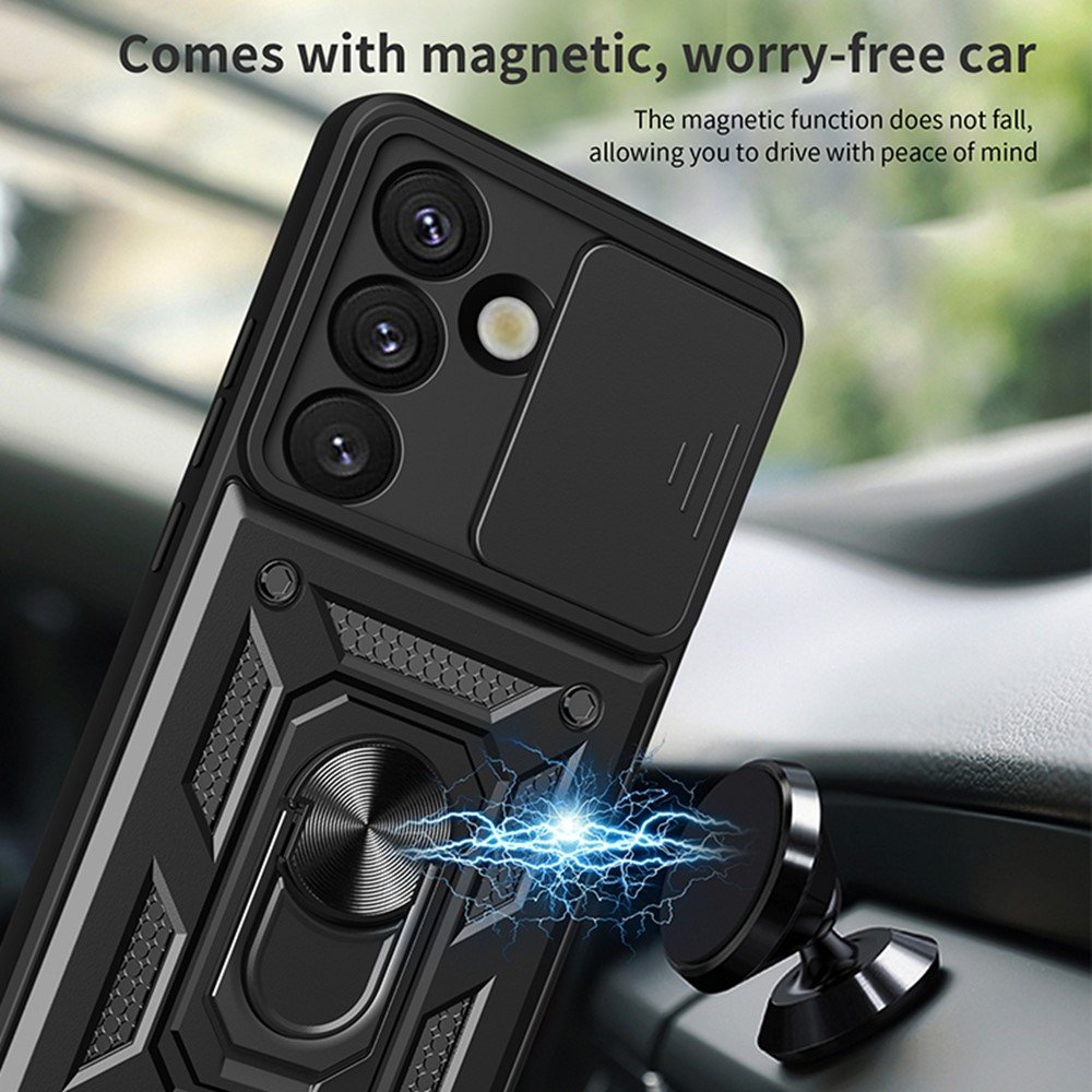 Hybrid Armor Camshield maskica s poklopcem kamere za Samsung S26 – zelena - Slika 8