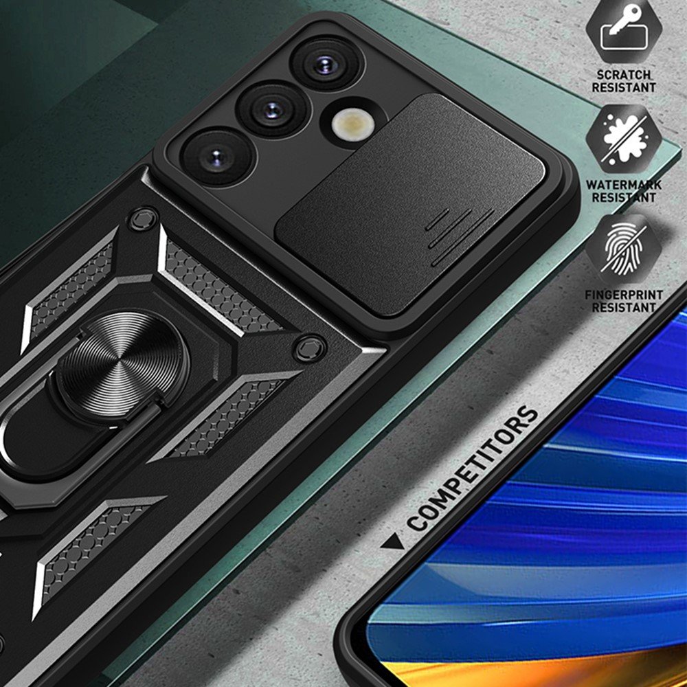 Hybrid Armor Camshield maskica s poklopcem kamere za Samsung S26 – zelena - Slika 7