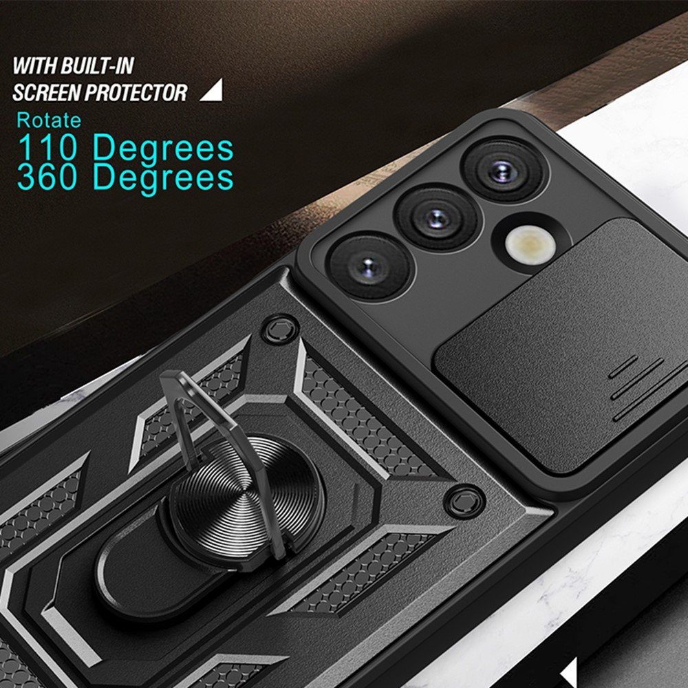 Hybrid Armor Camshield maskica s poklopcem kamere za Samsung S26 – zelena - Slika 4