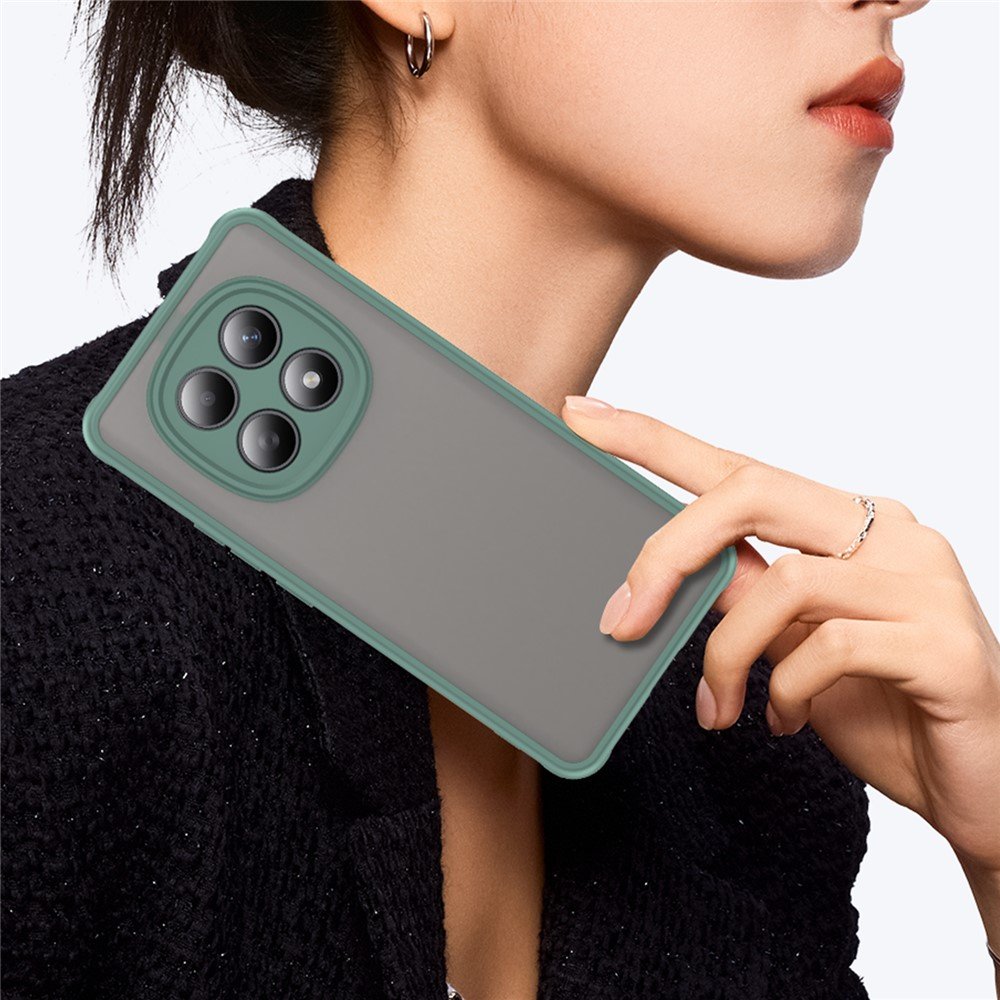 Mat prozirna maskica za Xiaomi Redmi Note 15 - zelena - Slika 7