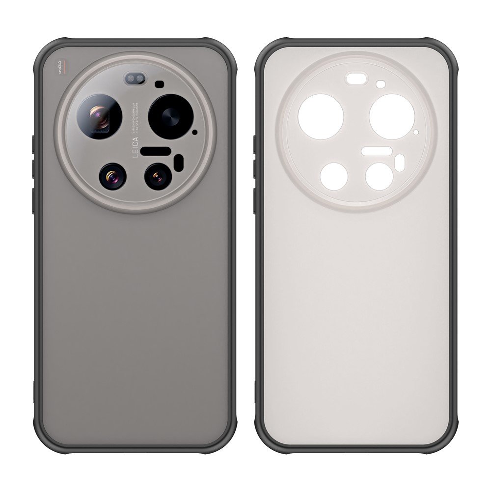 Mat prozirna maskica za Xiaomi 17 Ultra - crna - Slika 2