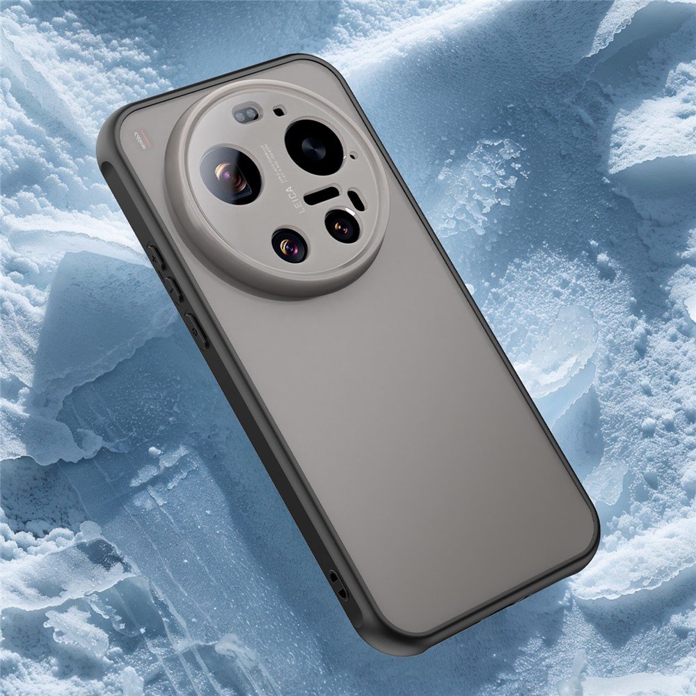 Mat prozirna maskica za Xiaomi 17 Ultra - crna - Slika 8