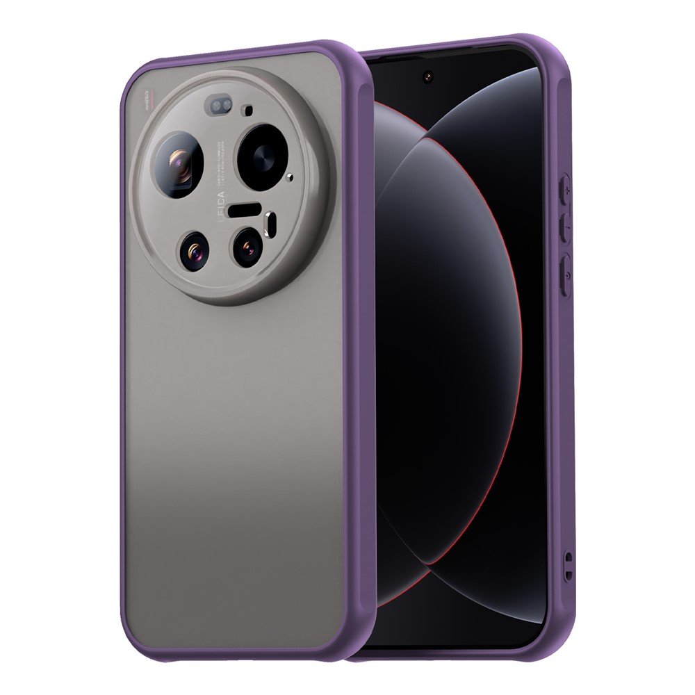 Mat prozirna maskica za Xiaomi 17 Ultra - ljubičasta