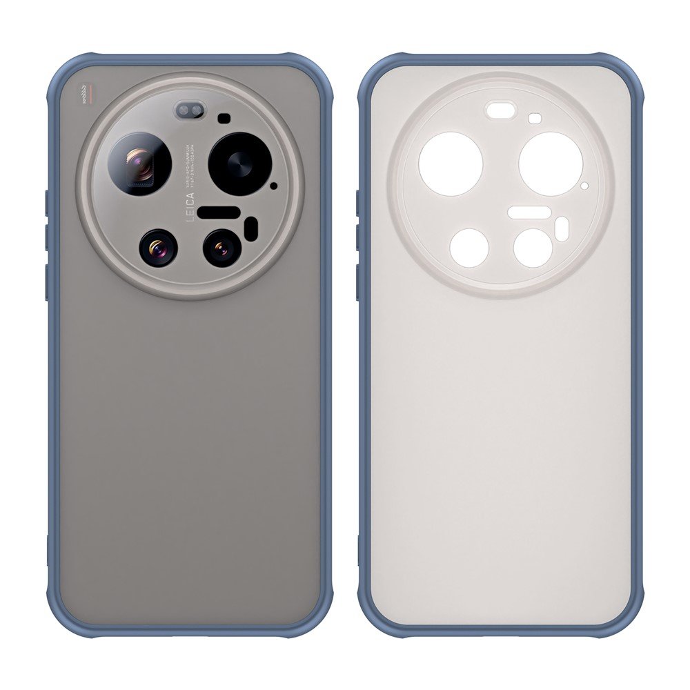 Mat prozirna maskica za Xiaomi 17 Ultra - plava - Slika 8