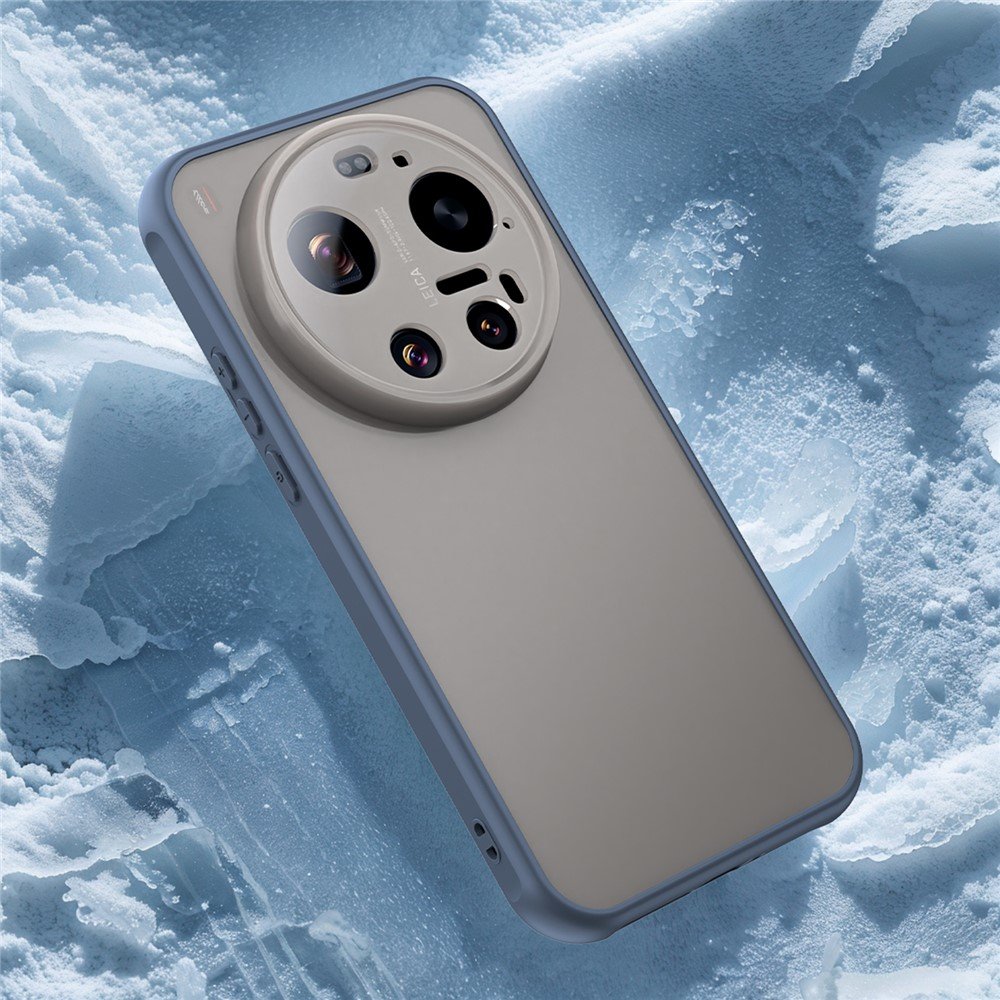 Mat prozirna maskica za Xiaomi 17 Ultra - plava - Slika 5