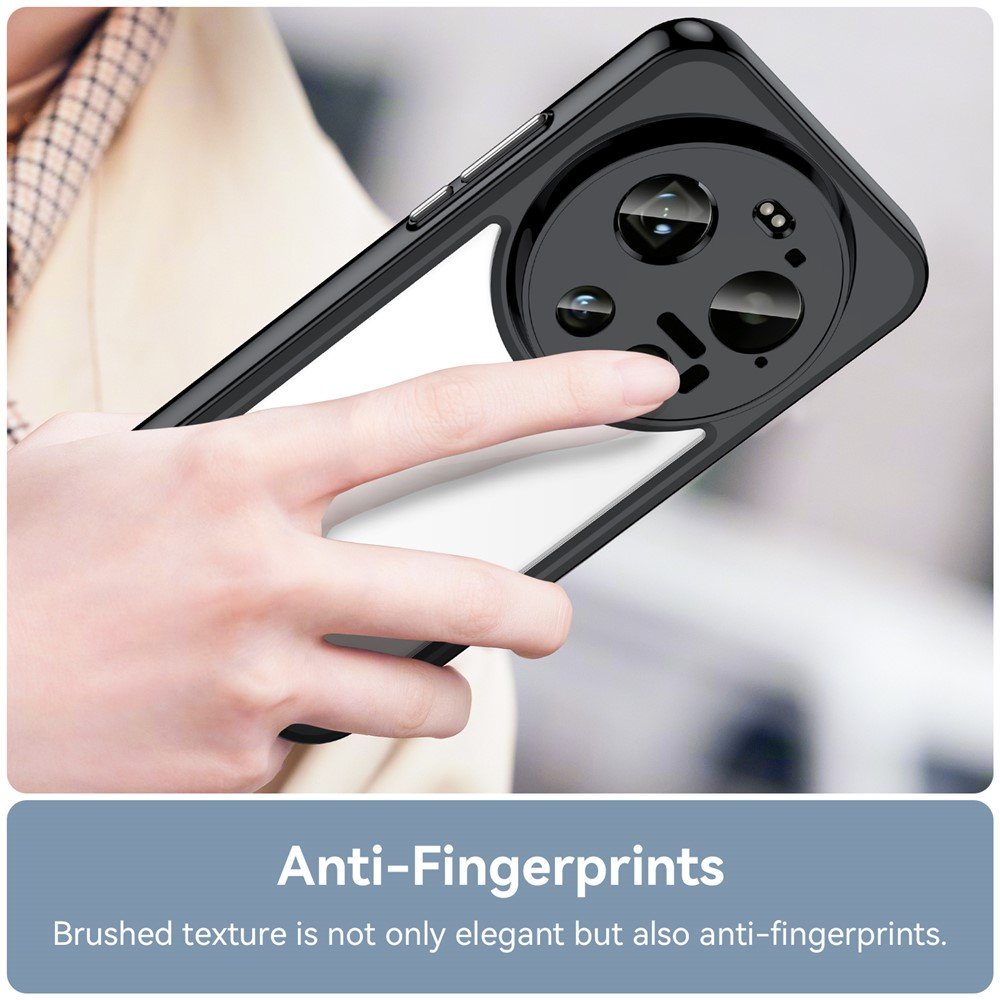 Outer space prozirna maskica s crnim gel okvirom za Xiaomi 17 Ultra - Slika 8