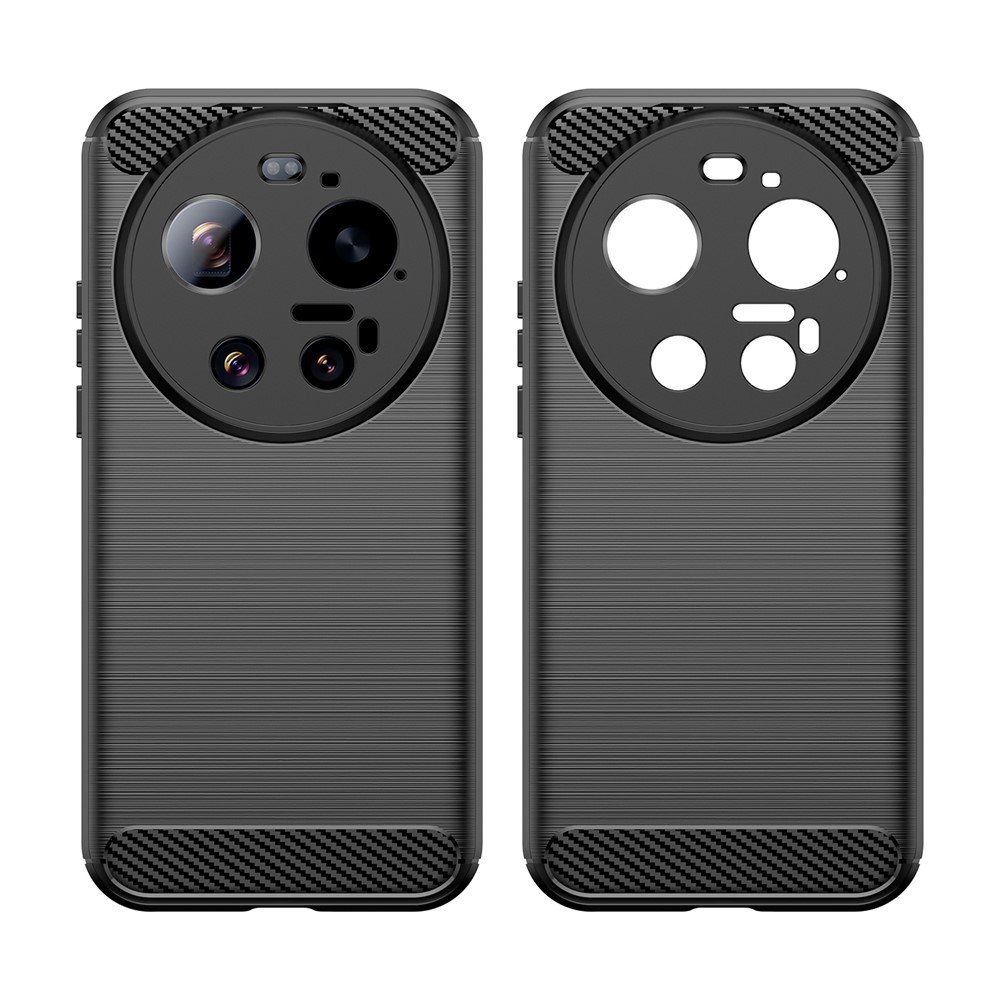 Carbon maskica za Xiaomi 17 Ultra - crna - Slika 6