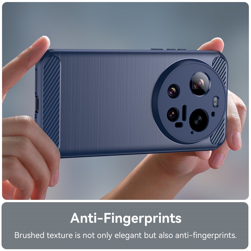 Carbon maskica za Xiaomi 17 Ultra - plava - Slika 7
