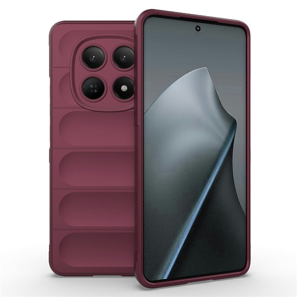 Rugged Anti-drop maskica za Xiaomi Redmi Note 15 - bordo