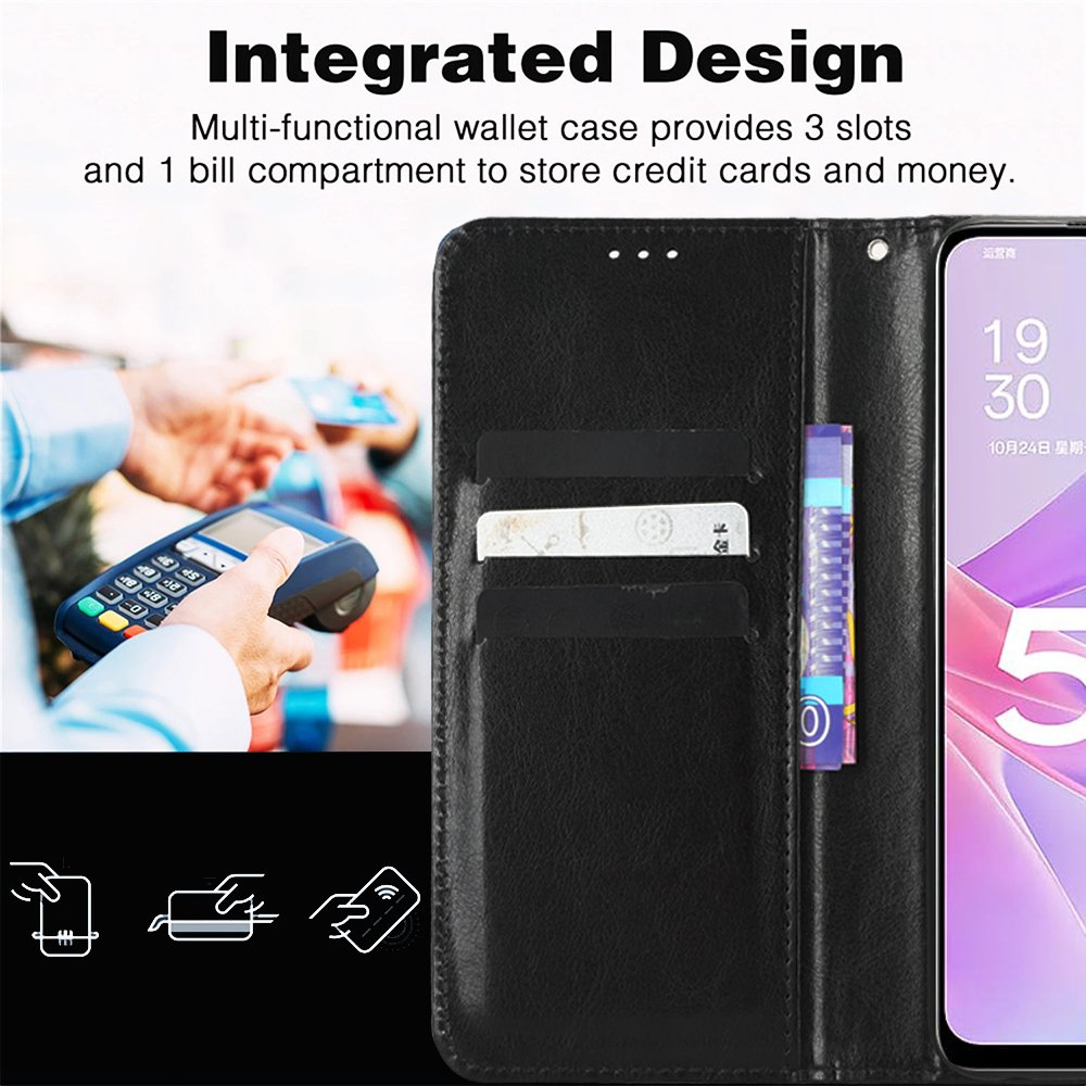 Preklopna wallet maskica za Xiaomi 17 Ultra - crna - Slika 9