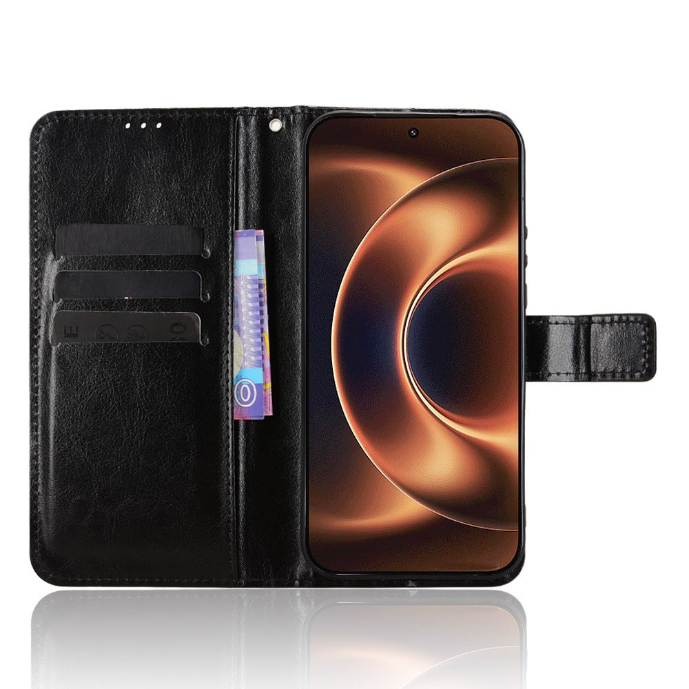 Preklopna wallet maskica za Xiaomi 17 Ultra - crna - Slika 4