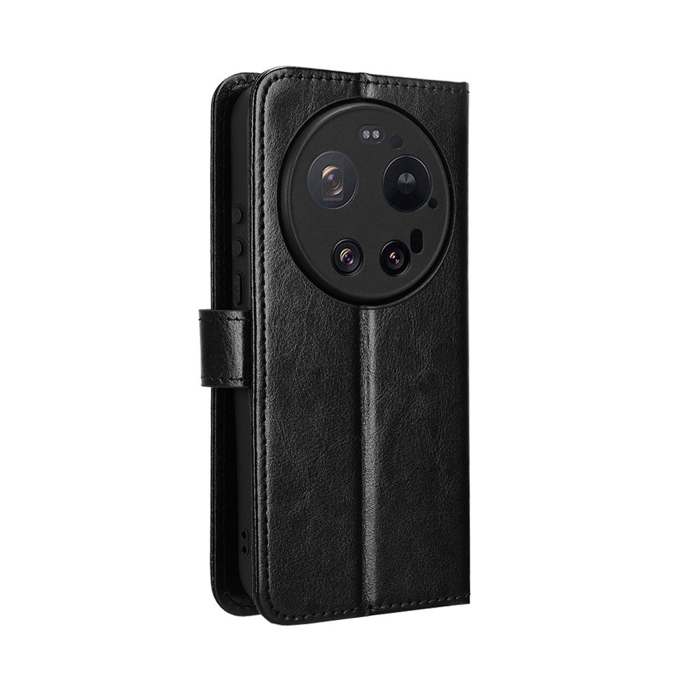 Preklopna wallet maskica za Xiaomi 17 Ultra - crna - Slika 2