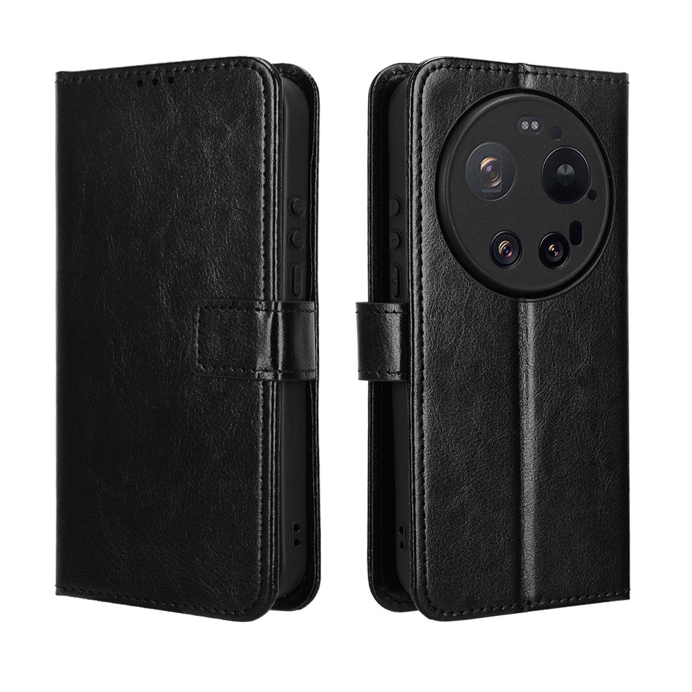 Preklopna wallet maskica za Xiaomi 17 Ultra - crna