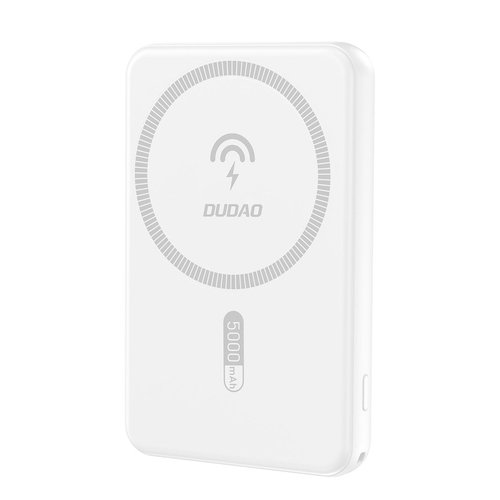 Dudao K14S magnetni bežični powerbank 5000mAh, 20W – bijeli